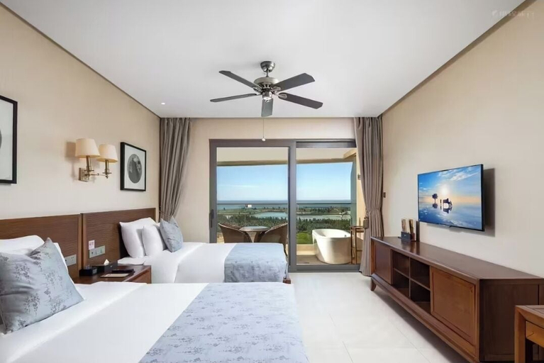 Room 4, Qionghai Bozha Baiyuewan Zhenru Hotel, Hainan