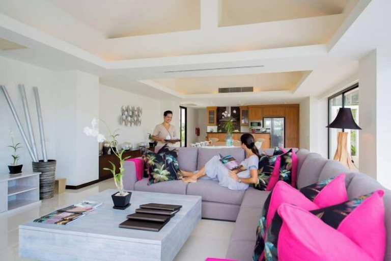 Living area, Baan Maliwan, Ko Samui