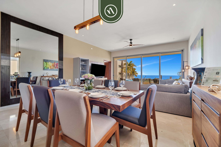 Dining 2, Oceanview 3 BR Condo - Pool - View of the Desert, La Paz