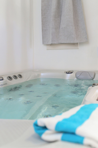 Private spa tub, Stone Whisper, South Aegean