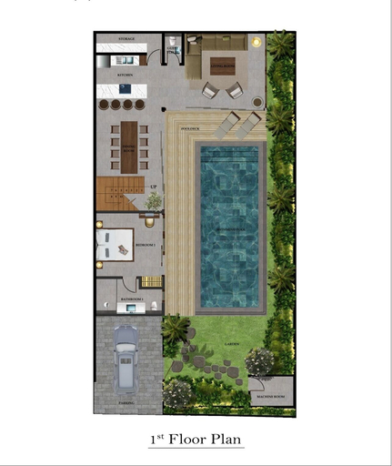 Exterior 3, Elegant 5BR Villa Retreat Steps From Canggu Beach, Badung