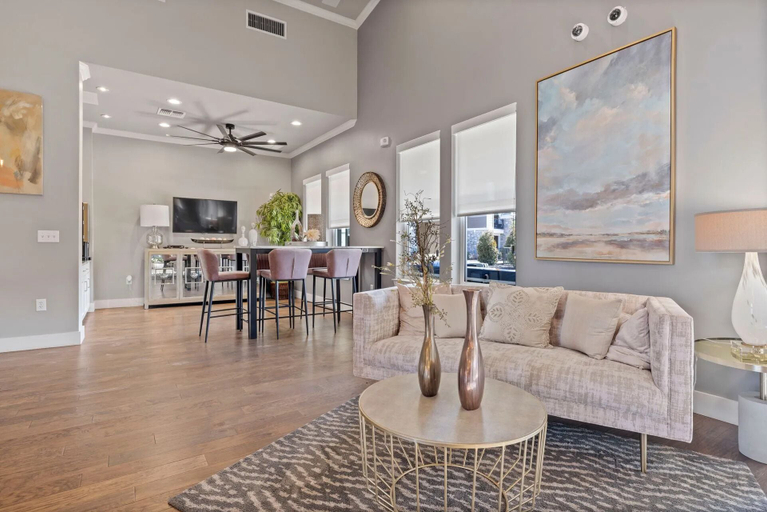 Lobby 5, Landing Apartments - Downtown Murfreesboro, Rutherford