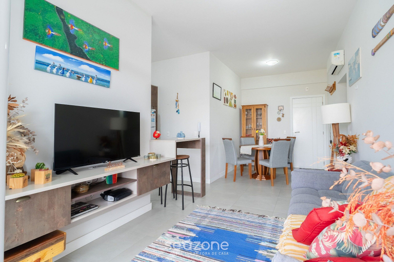 Living area, Apart w/ Barbecue in Campeche Clc0104, Florianopolis