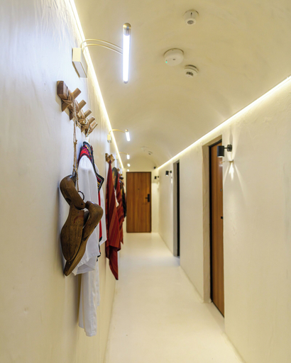 Interior entrance