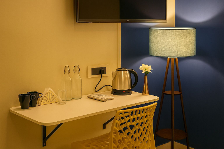 Living area, De Royale Hostelife, Bangalore