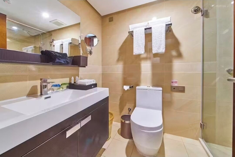 Bathroom 3, Qionghai Bozha Baiyuewan Zhenru Hotel, Hainan