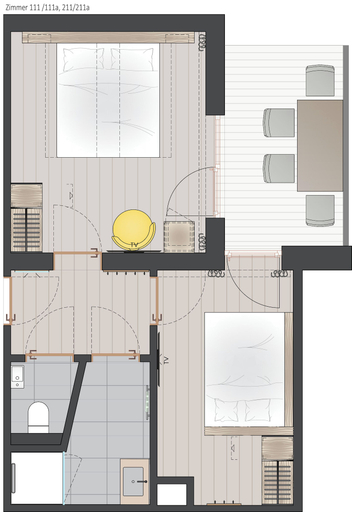 Bedroom 2, Hotel UND smart alpine stay, Liezen