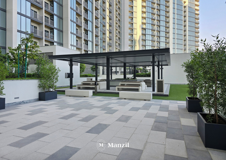 Exterior, Manzil - Stylish 1BR with Pool and Gym, Dubai