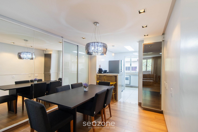 Dining, 3 Bedroom Apt w/ A/C in Goiania Eon0402, Goiania