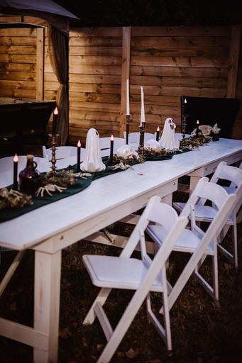 Outdoor banquet area, Old Clarksville House - Secret Bar, Montgomery