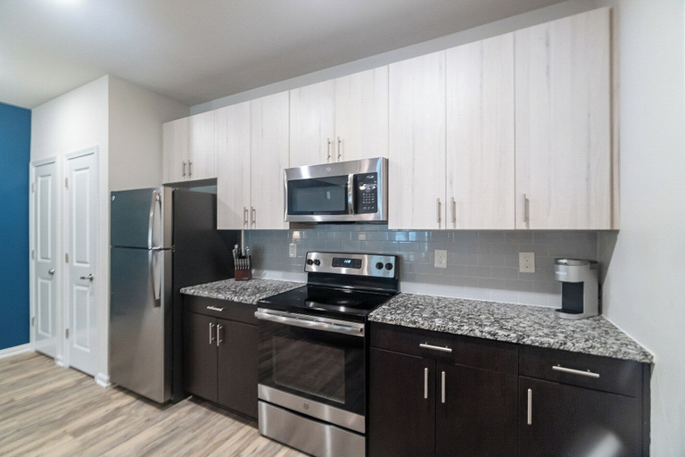 Private kitchen 3, Landing Apartments - University City North, Mecklenburg