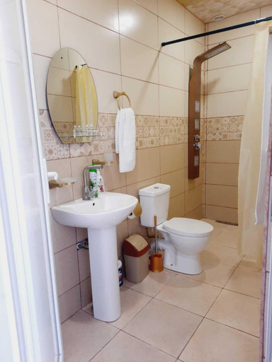 Bathroom 4, Inaisi Hotel, Tskaltubo