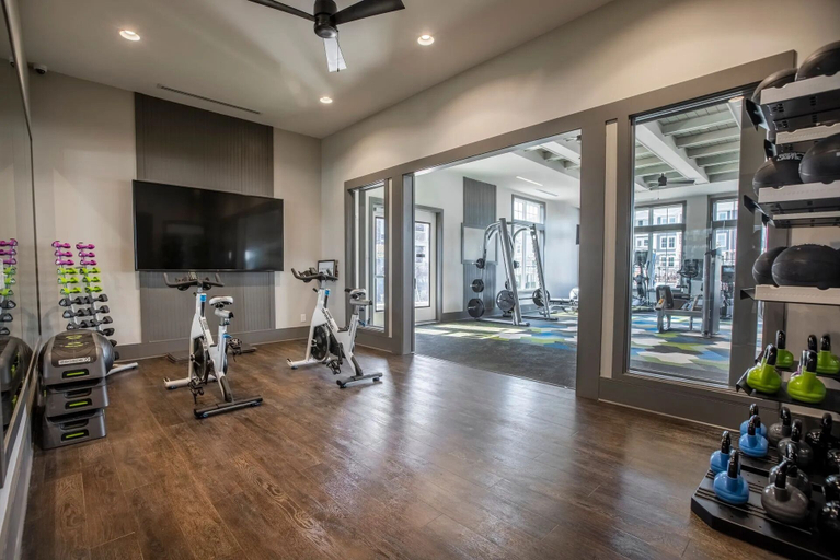 Fitness facility 3, Landing Apartments Murfreesboro near Fairfield Estates, Rutherford