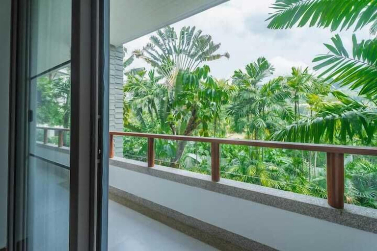 Balcony, Elegant Beachfront 3BR Condo at Pearl of Naithon, Pulau Phuket