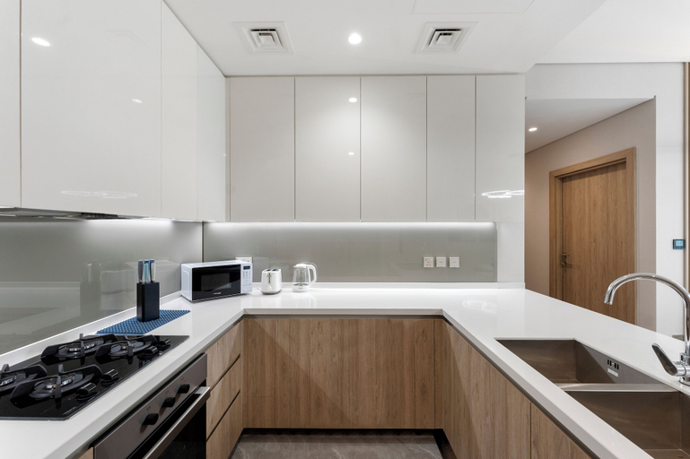 Private kitchen 3, Brand New 2BR Peninsula One & Burj View, Dubai