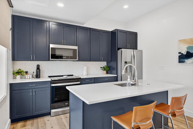 Private kitchen 5, Stylish Downtown Unit With Historic Charm 2 Bedroom Apts, Monroe
