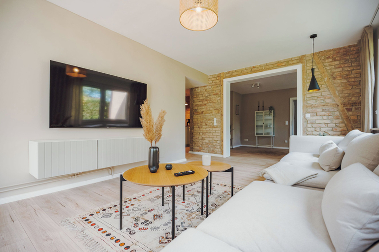 Living area, Stadthytte Ferienhaus, Rostock
