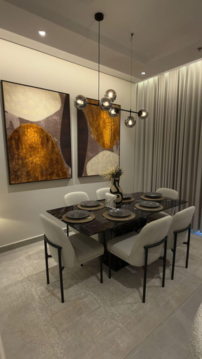 In-room dining 4, Mabaat-Superior 2BR-Al Sahafah 623, Riyadh