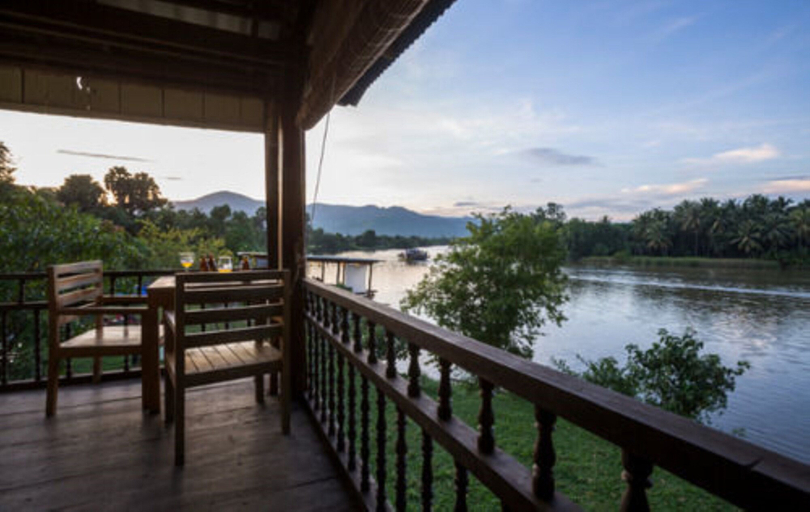 Terrace/patio 2, Champa Lodge, Kampot