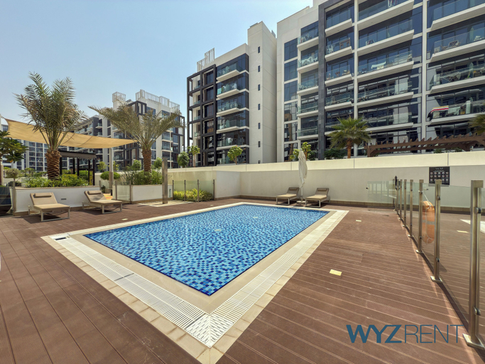 Pool 2, WYZ RENT|Newly Listed Boho Studio Azizi Riviera26, Dubai