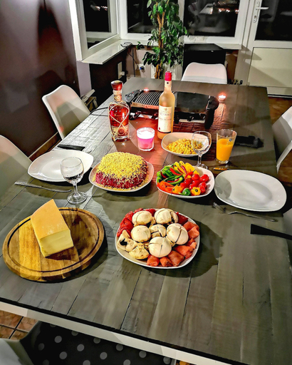 In-room dining 2, Selker Noor Apartments - Naturpark, Schleswig-Flensburg