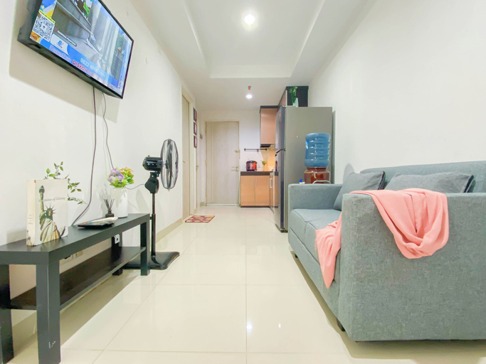 Living area 2, Simple 2Br At Azalea Suites Apartment, Cikarang