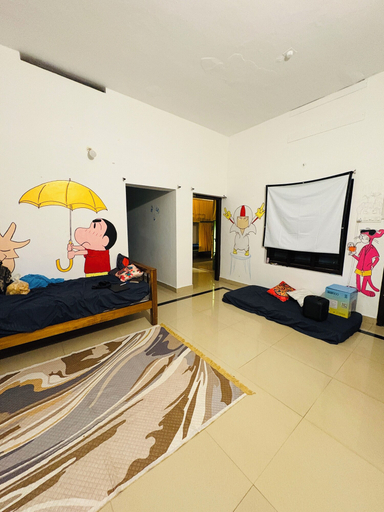 Living area, Yes Hostel Varkala, Thiruvananthapuram