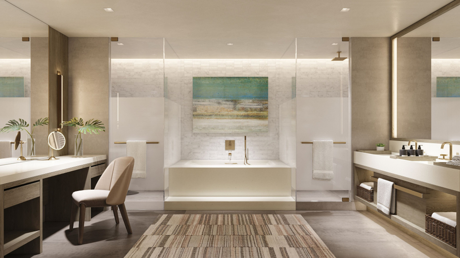 Bathroom 2, Grand Hyatt Grand Cayman Resort & SPA