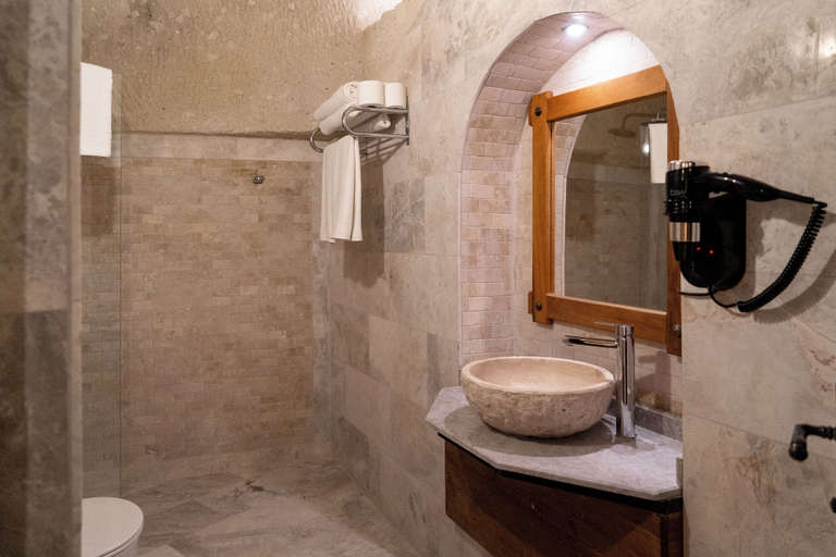 Bathroom 4, Asra Cave Hotel, Nevşehir