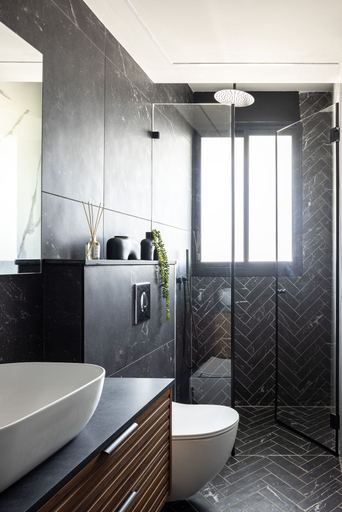 Bathroom 2, Skyline Serenity by TLV2RENT