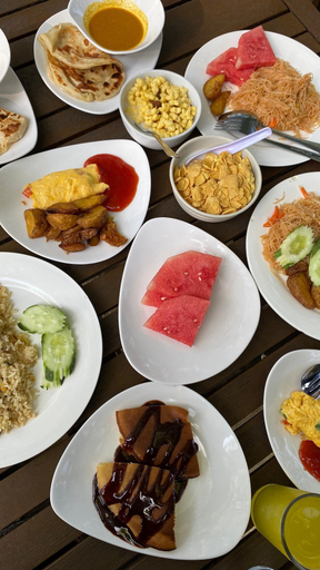 Breakfast meal 4, Arwana Perhentian Bluestar, Besut