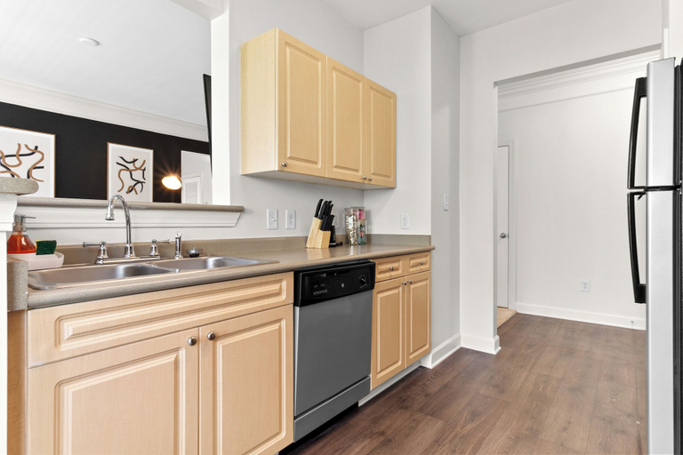 Private kitchen 4, Upscale King 2BR Suite Downtown Raleigh, Wake