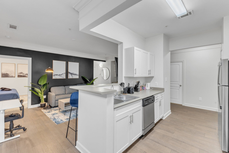 Private kitchen 2, Upscale 2BR Suite Mins Downtown Raleigh, Wake