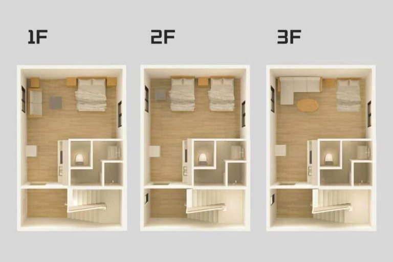 Floor plan 2, hoshino homestay, Osaka