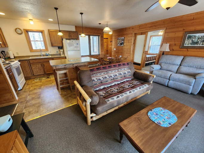 Living area 4, Sunset On The Bay 3 Bedroom Hotel Room by RedAwning, Sawyer