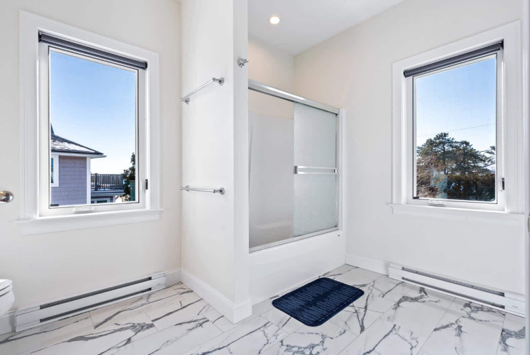 Bathroom, Oceanfront Home - Beach Access - Deck + Ping Pong, York