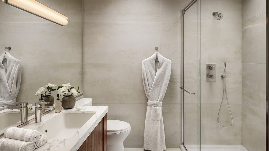 Bathroom 3, The Como Hotel, Greater Vancouver