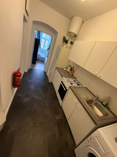 Private kitchen 3, Chic 1BR Apt Steps from Schönbrunn, Wien