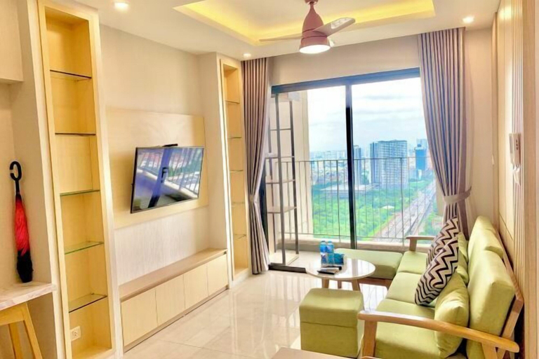 Living area 3, LukaHomes - Dcapitale/1BR+/City view, Cầu Giấy
