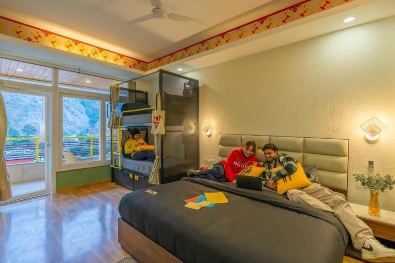 Bedroom 3, The Hosteller Mcleodganj, Bhagsu Waterfall, Kangra