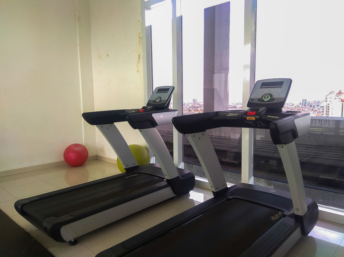Fitness facility, Scandinavian Modern Studio Apartment At Springhill Terrace Residence, Jakarta Pusat