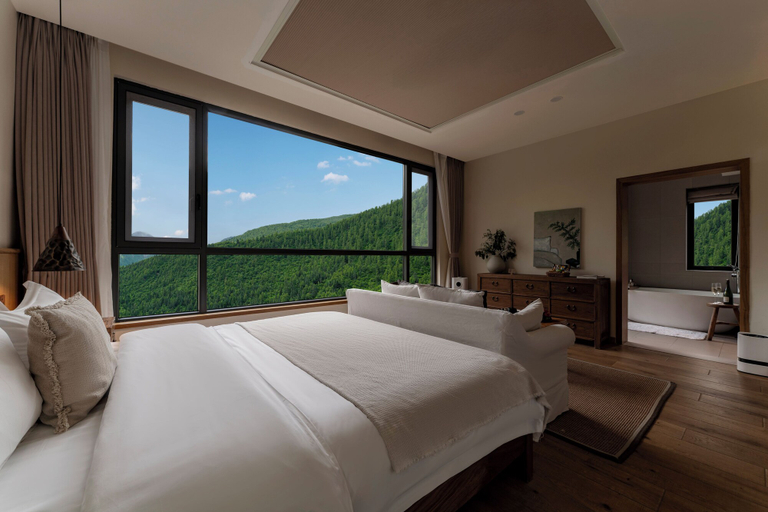 View from room 4, Shanlijian Holiday Homestay, Ngawa Tibetan and Qiang