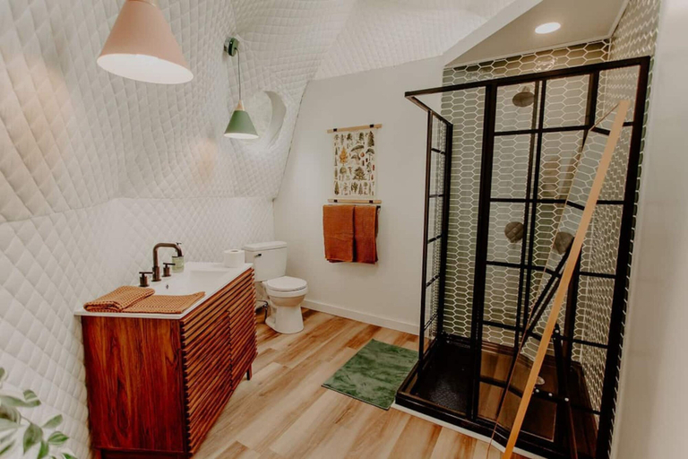 Bathroom 5, Whispering Waters Dome Getaway, Cocke