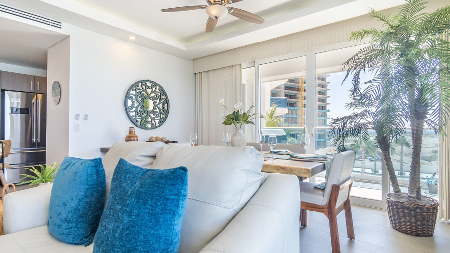 Living area 3, Unique Condo by the Beach at Encantame Towers C305, Puerto Peñasco