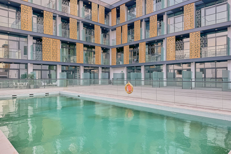 Pool 2, bnbme | Serenity Lakes 5 | Studio, Dubai