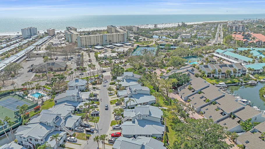 Aerial view 2, Siesta Bayside Bliss 1 Bedroom Condo, Sarasota