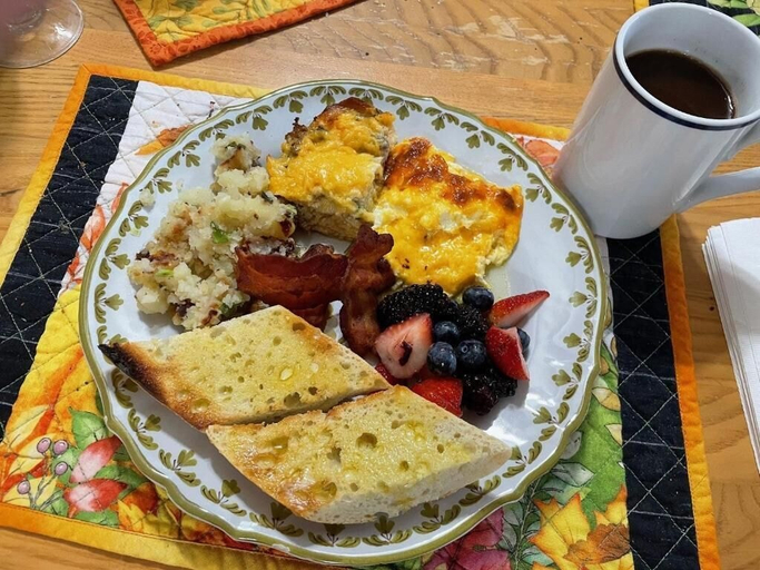 Breakfast meal, Jackson House, Lubbock
