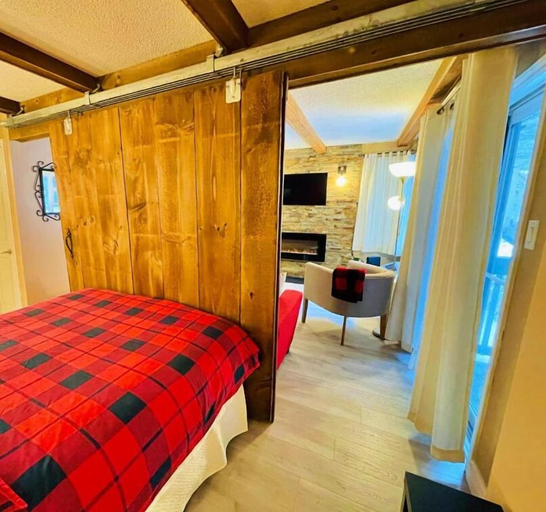 Bedroom 3, Rustic Mountainside Chalet, Grey