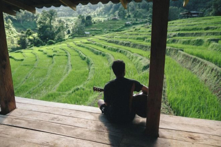 View from property, Hae o bi (rice terraces), Mae Taeng