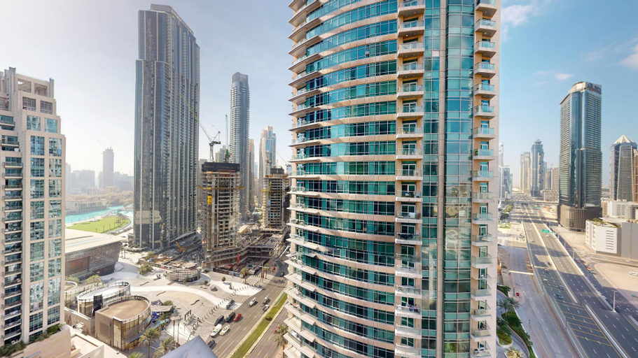 Balcony view 2, bnbme - The Lofts Central - 2 BDR, Dubai